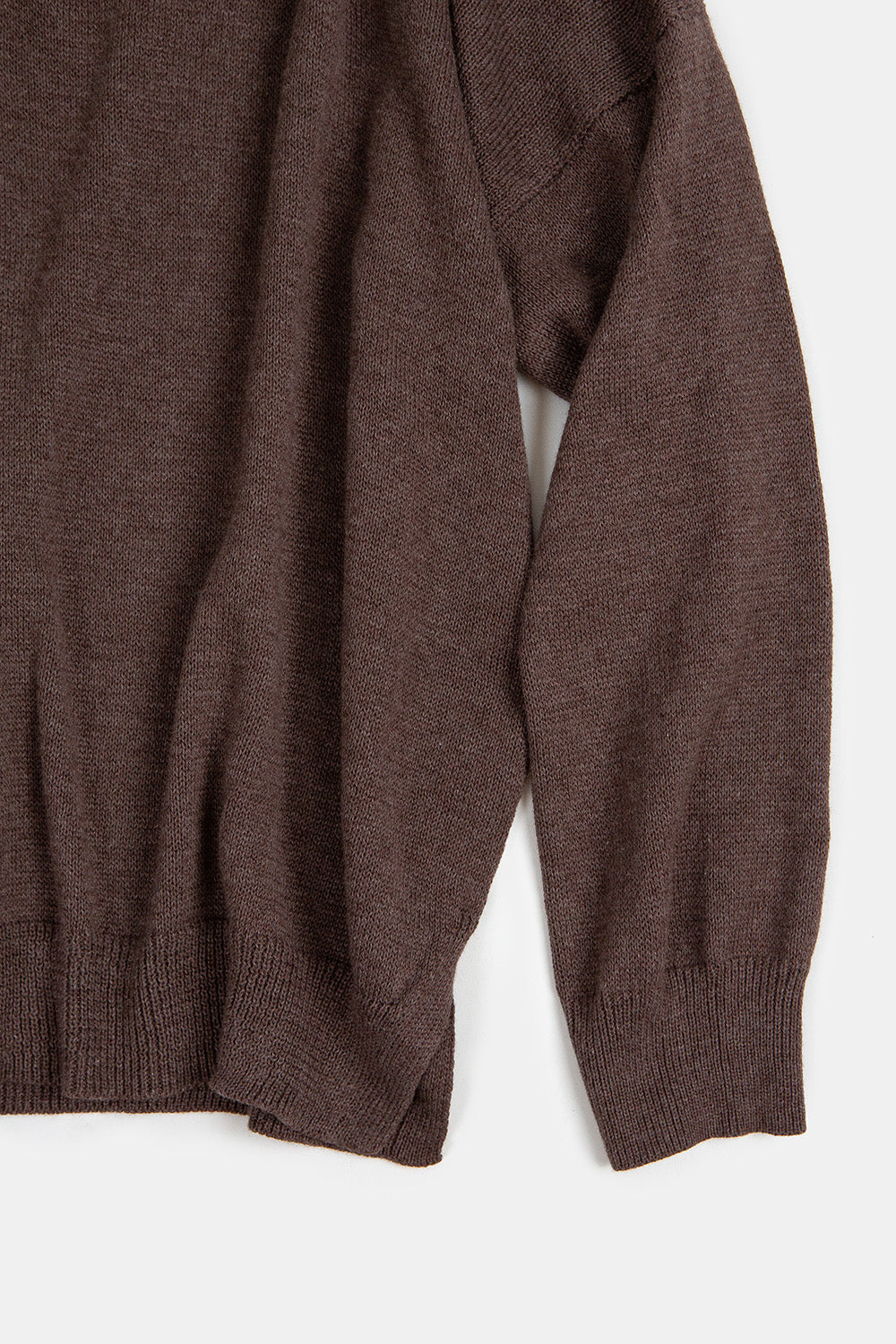 Anna Pima Cotton V Neck in Driftwood