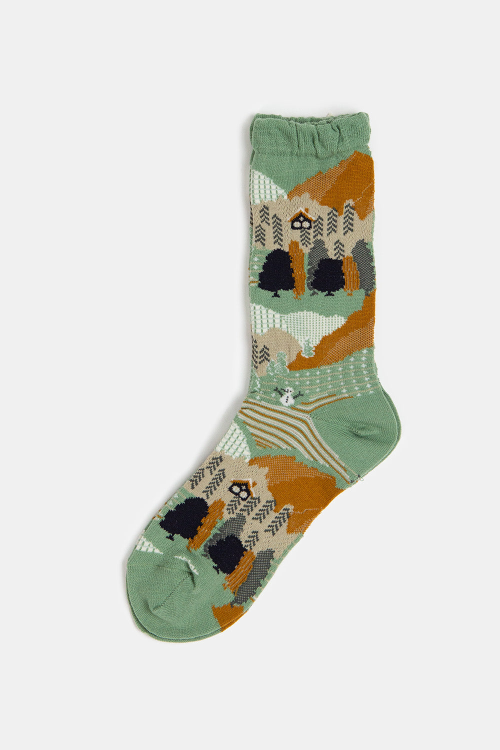 Antipast Snowy Winter Socks in Mint
