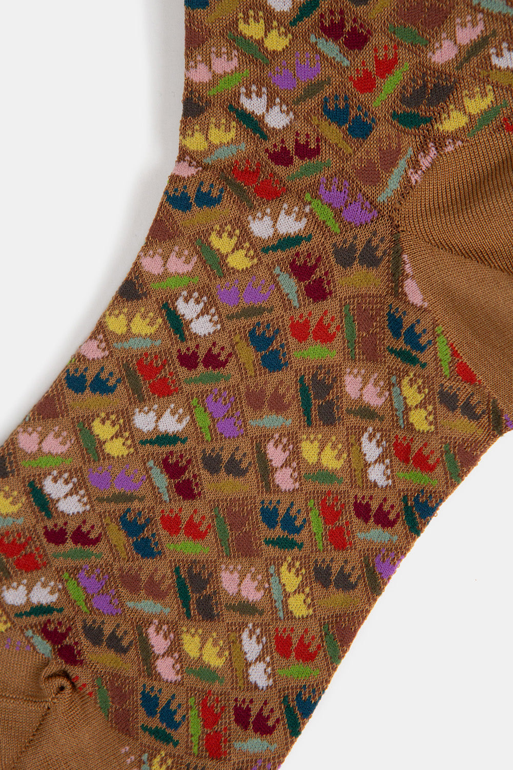 Antipast Dancing Tulip Socks in Brown