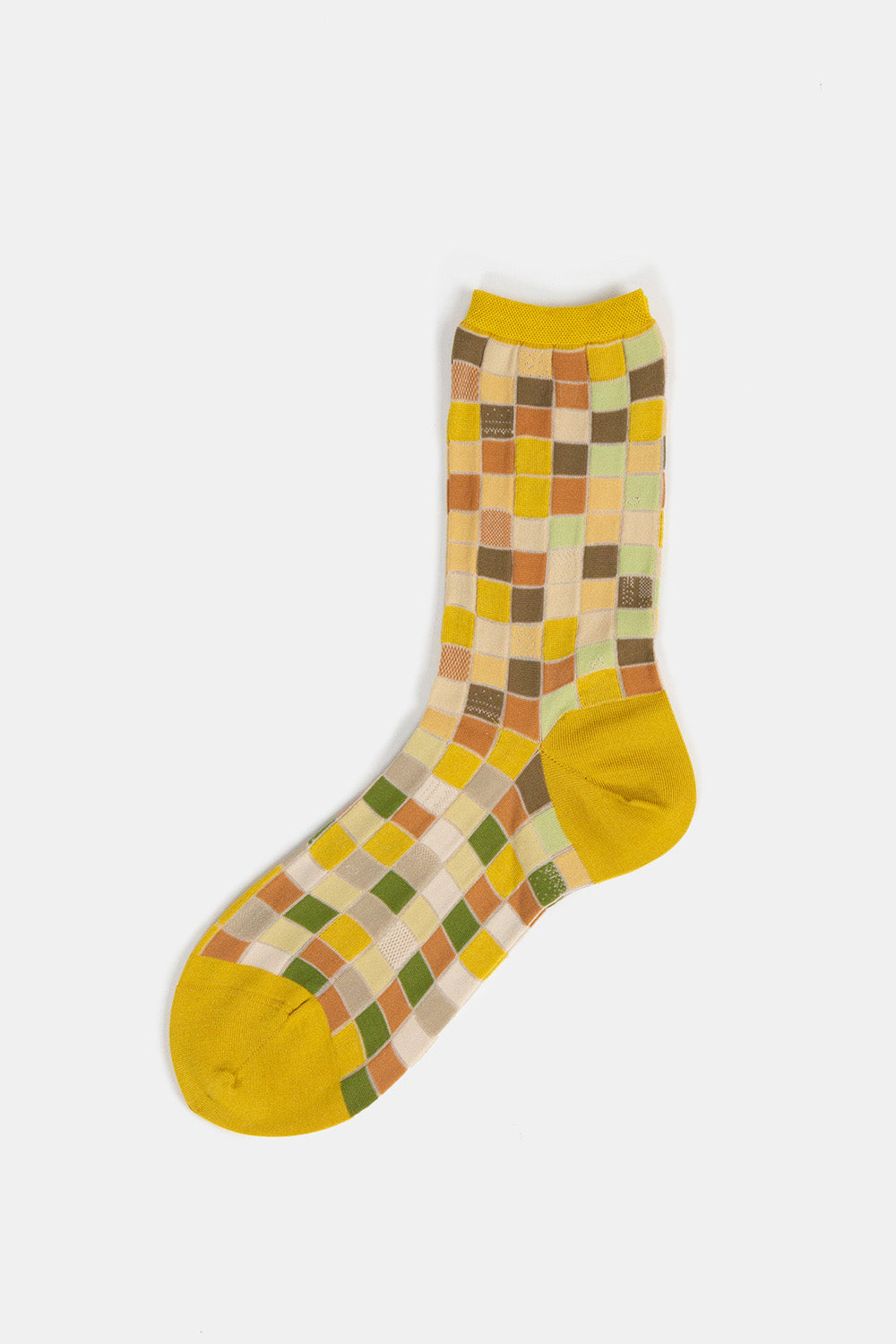 Antipast Colorful Tile Socks in Yellow