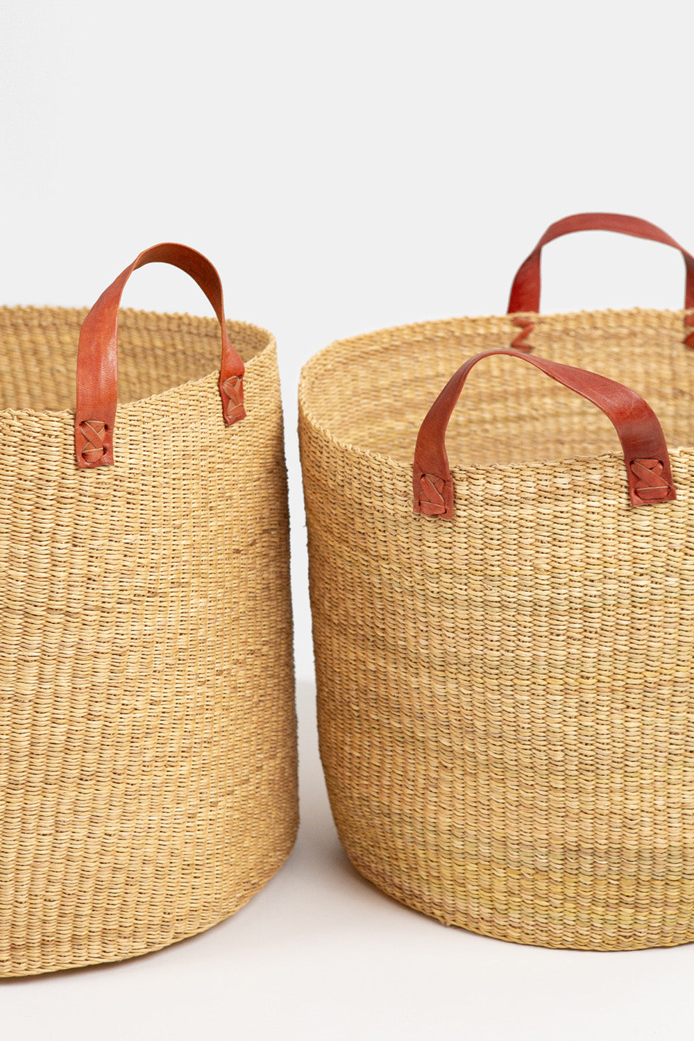 Set of Two Large Nesting Storage Baskets