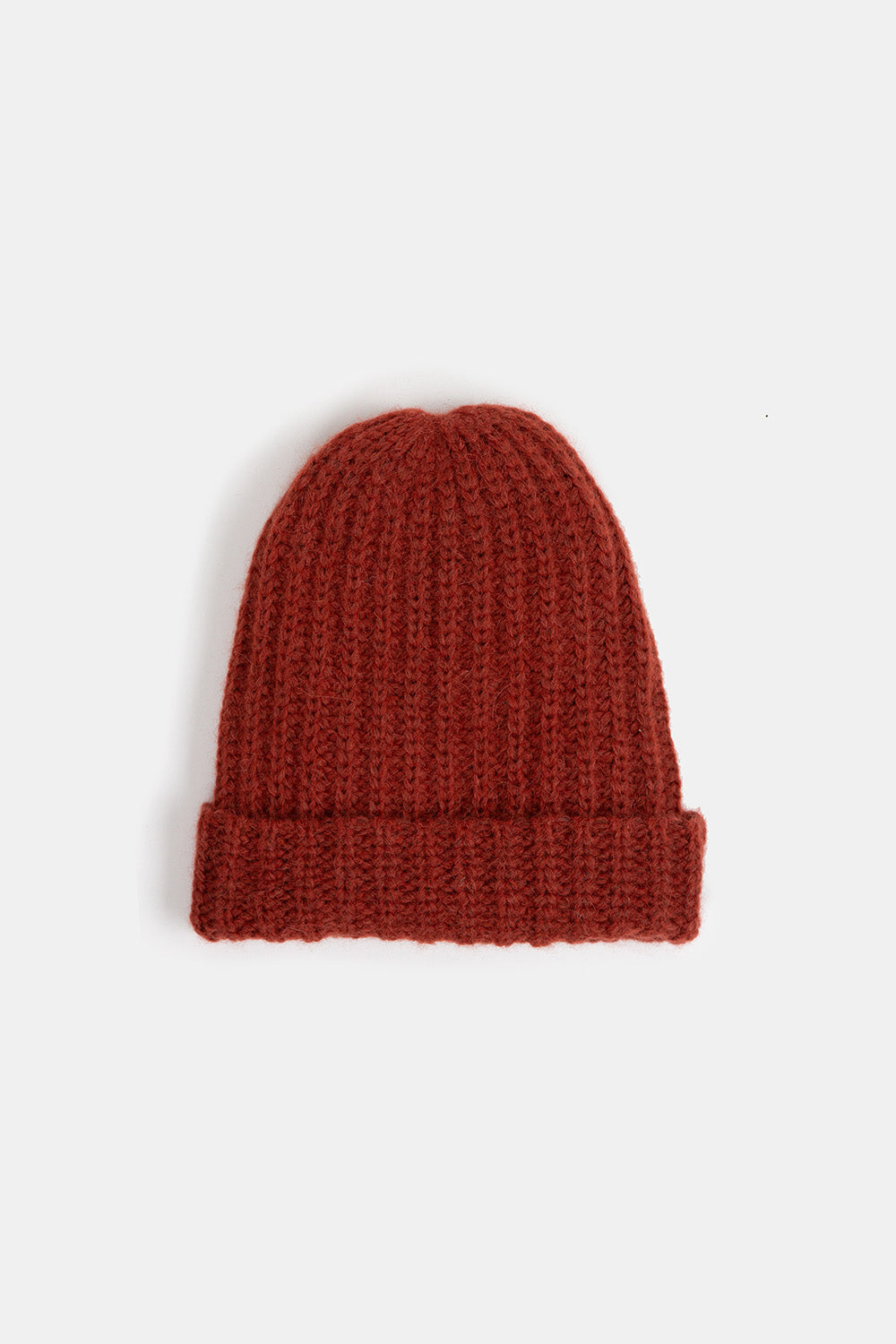 Alpaca Wool Beanie in Goji