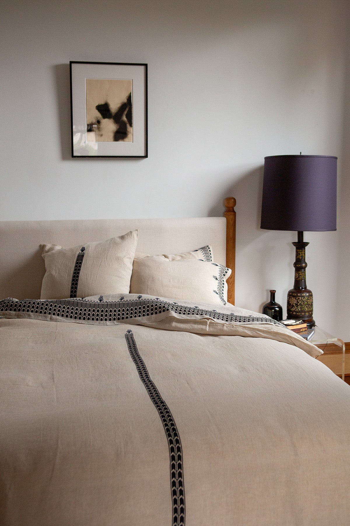 Cypress Washed Linen Duvet Cover