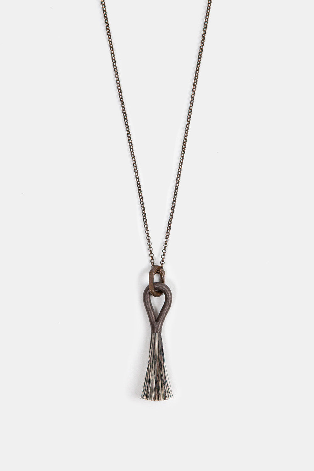 Boet Horse Tassel In Charcoal/Grey