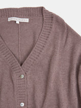 Pima Cotton Box Cardigan in Haze