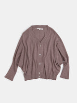 Pima Cotton Box Cardigan in Haze