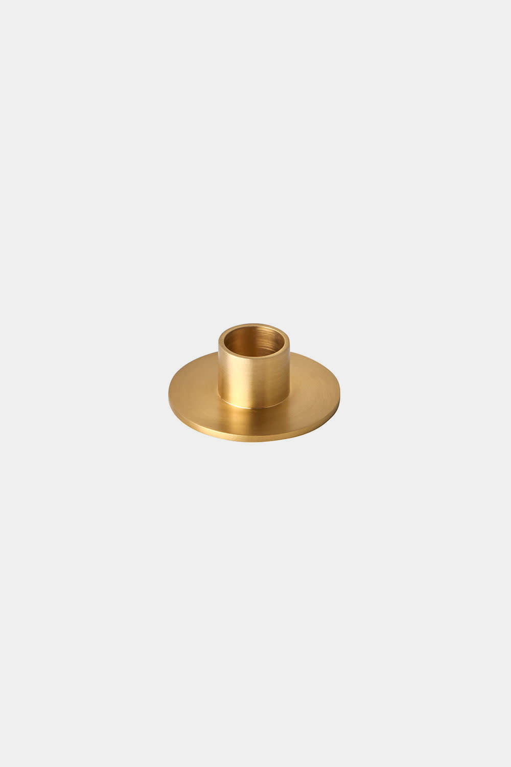 Fog Et Cetera Brass Candle Holder Round