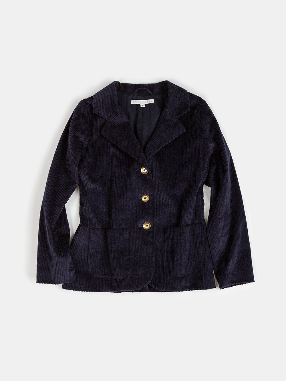Buddy Cotton Corduroy Blazer In Midnight