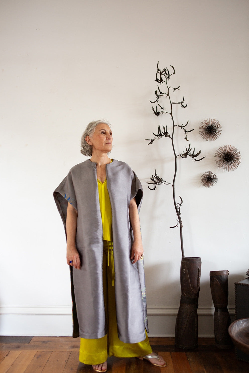 Gülfem Cape Coat In Bloom