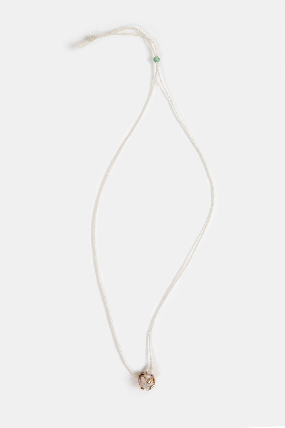 Carina Schott Aquamarine Natural Cluster Necklace