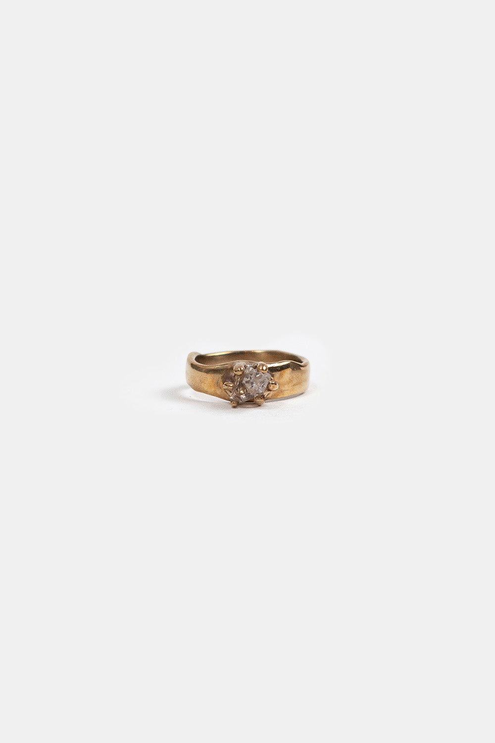 Carina Schott Small Japan Law Quartz and Bronze Ring