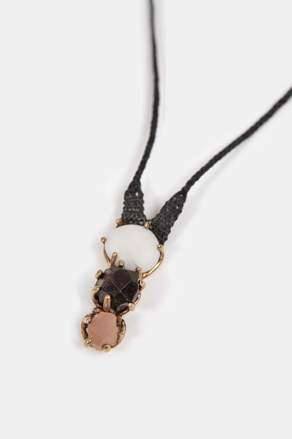 Carina Schott Triple Stone Necklace
