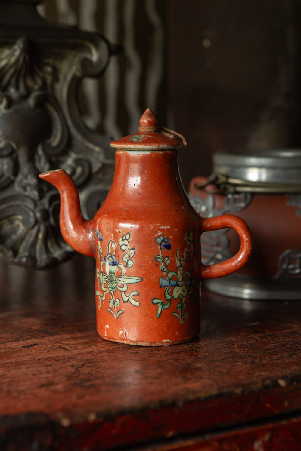 Antique Chinese Ceramic Oil Pot