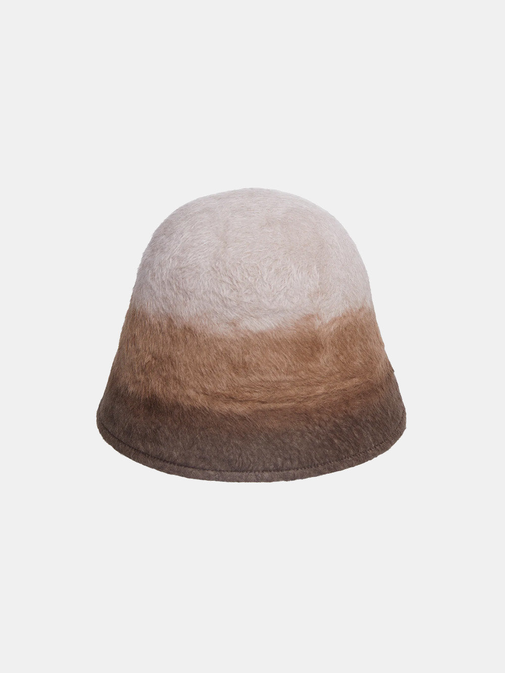 Clyde 3 Tone Brown Long Hair Crown Hat