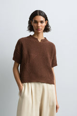 Cordera Cotton Top In Madera