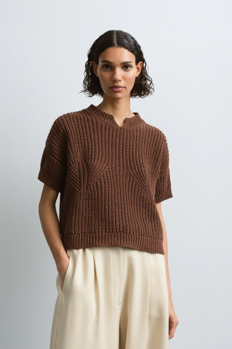 Cordera Cotton Top In Madera