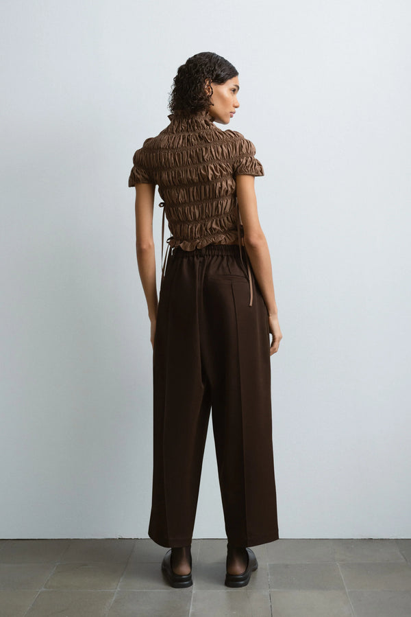 Cordera Soft Cotton Seam Pants In Java