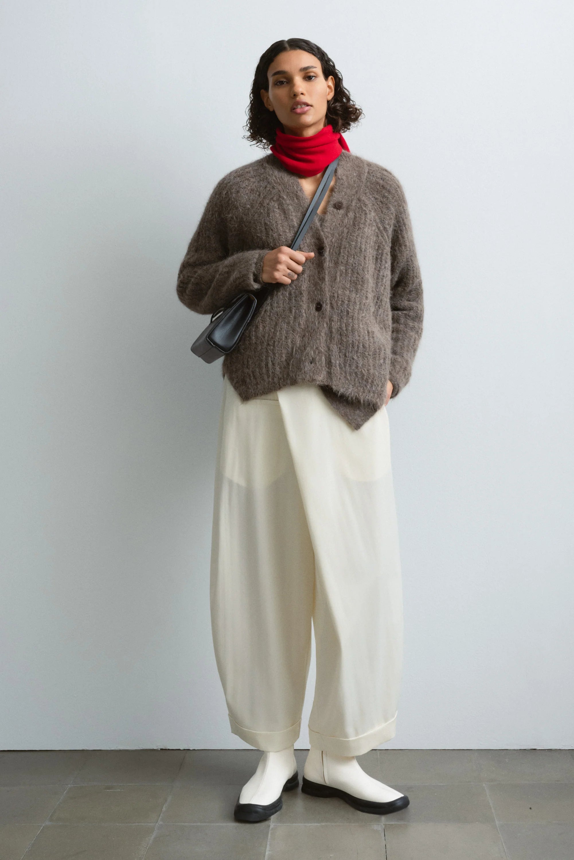 Cordera Suri Cardigan In Taupe