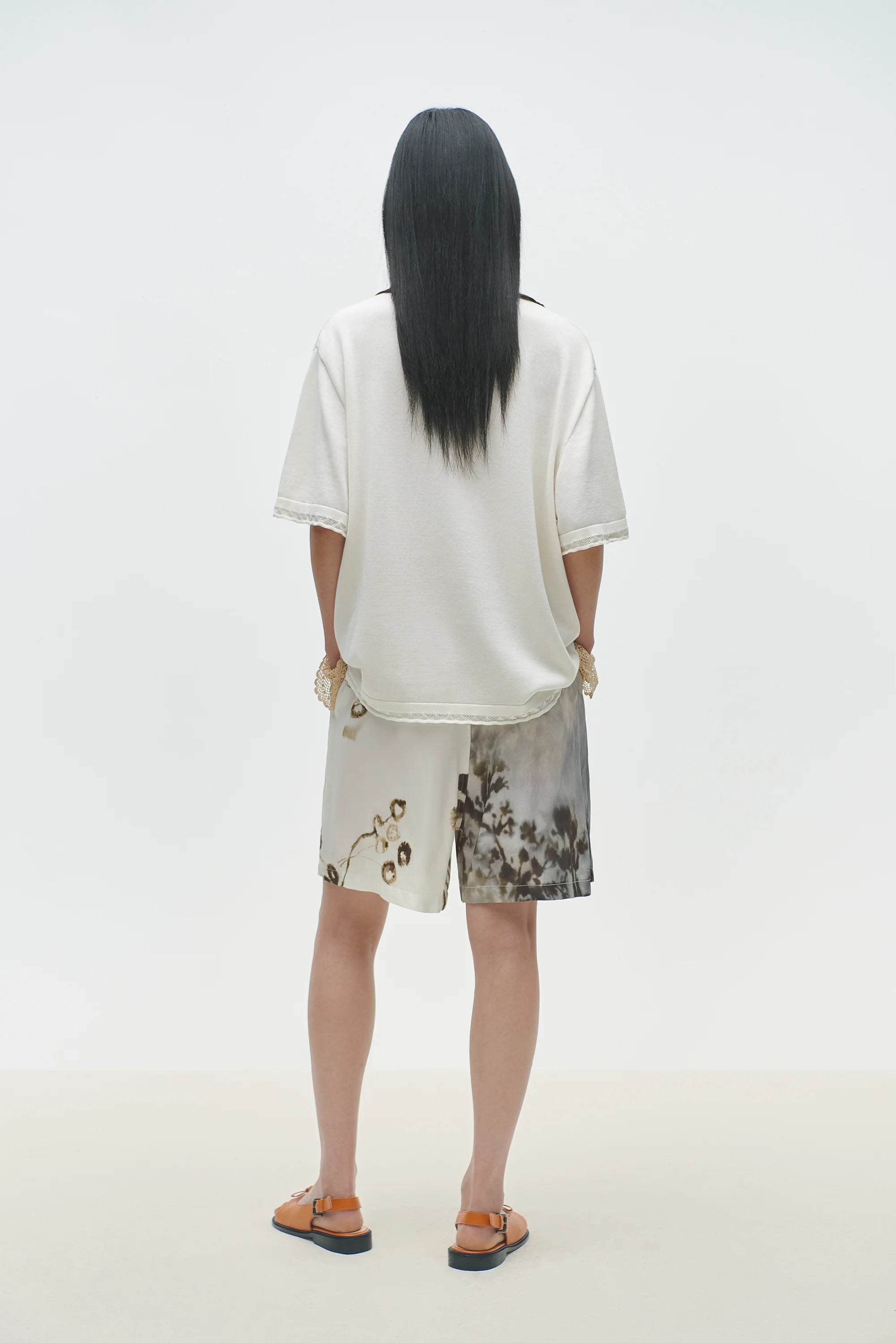 Cordera Organic Cotton Pointelle Polo in Natural