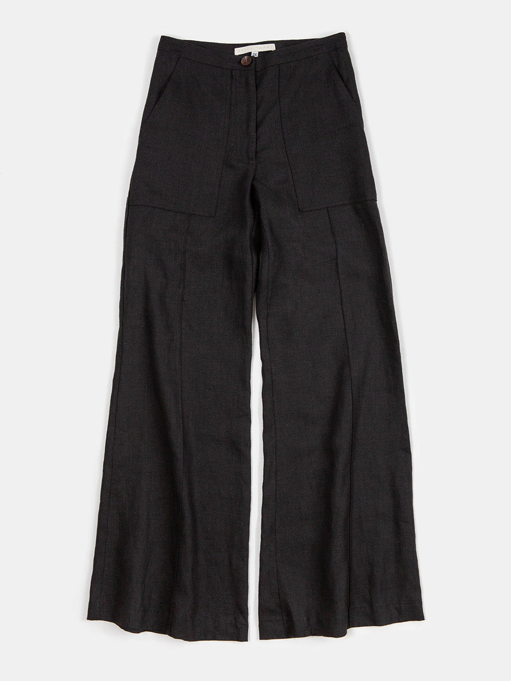 Darby Linen Pants In Black