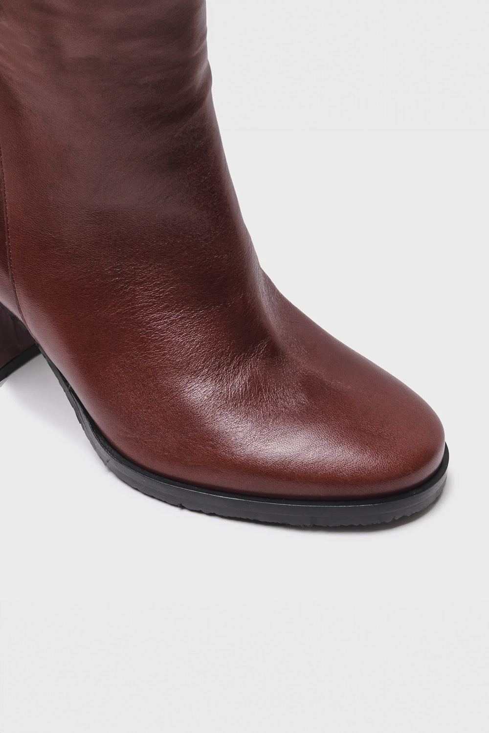Del Carlo Nantes Tall Boot in Castagna