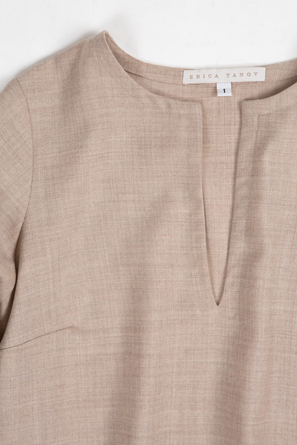 Diego Wool Top in Limestone