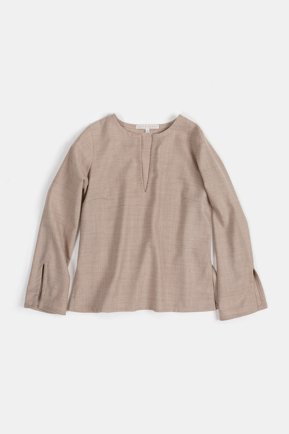 Diego Wool Top in Limestone