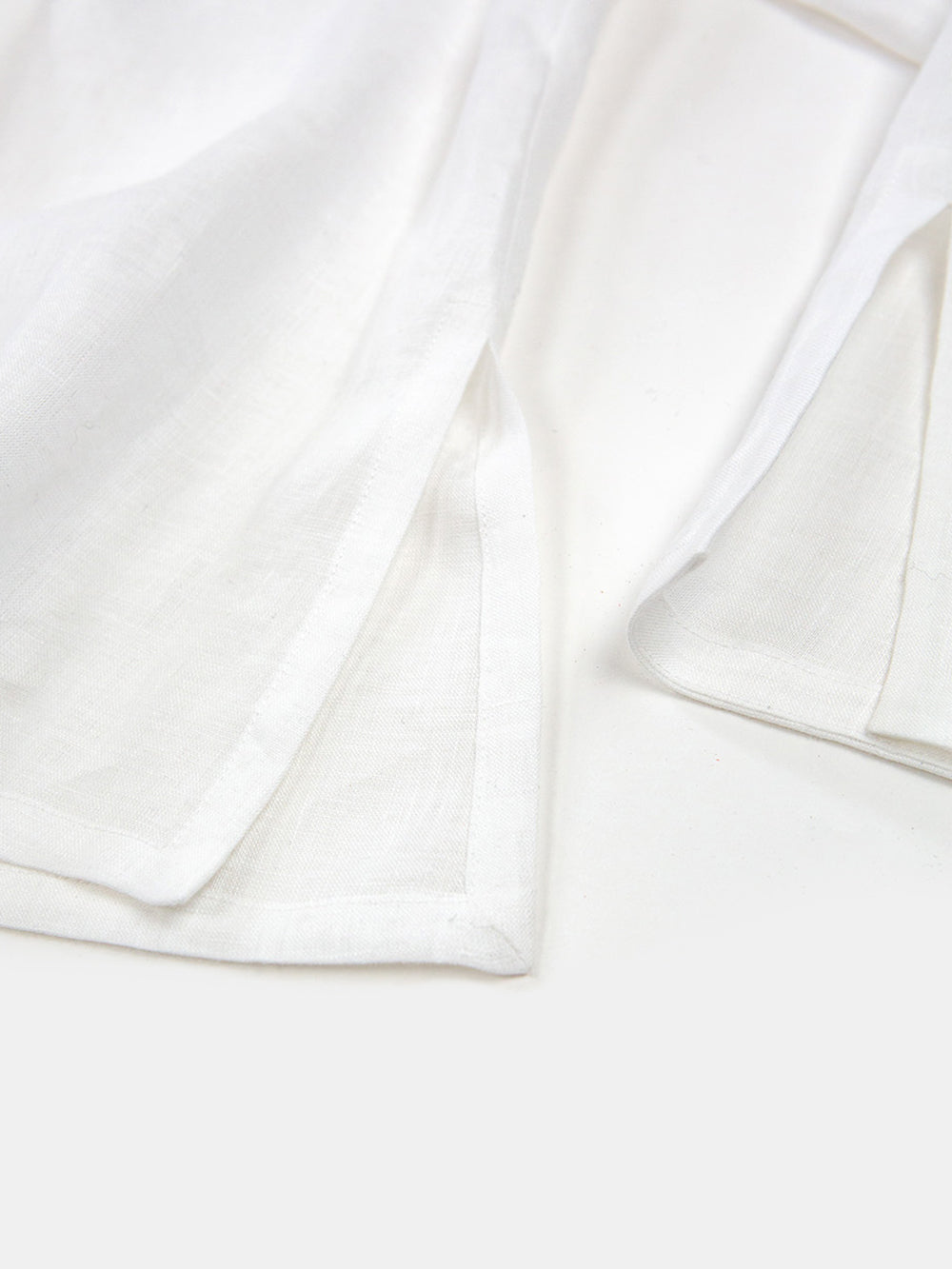 Diego Handkerchief Linen Top In White