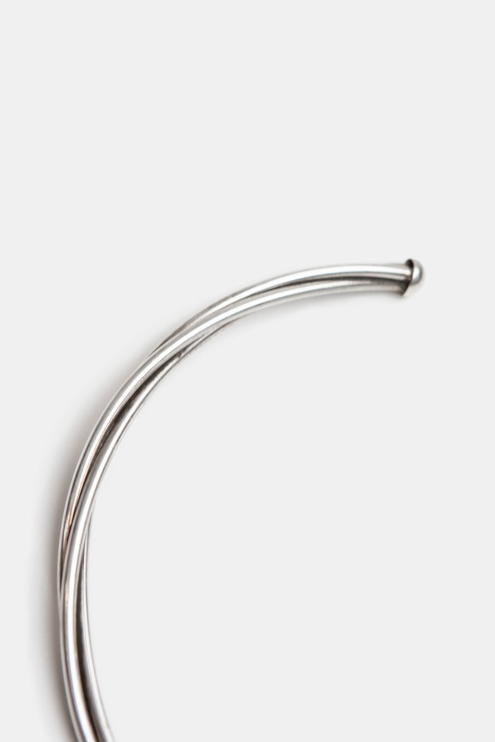 Vintage Sterling Silver Dual Strand Torque Collar