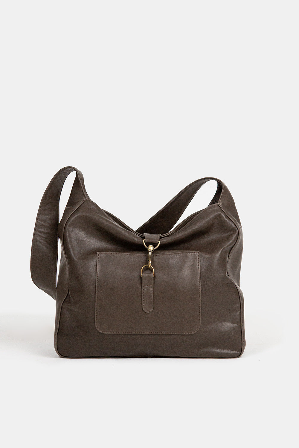 Emerson Satchel Bag In Shale
