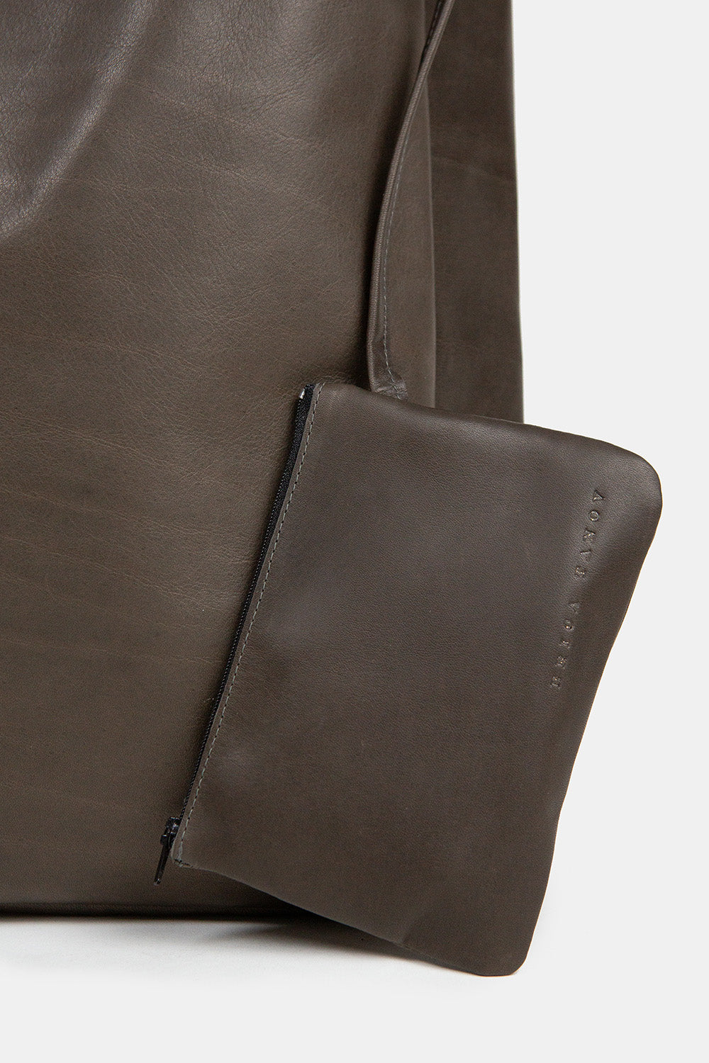 Eve Leather Tote In Shale