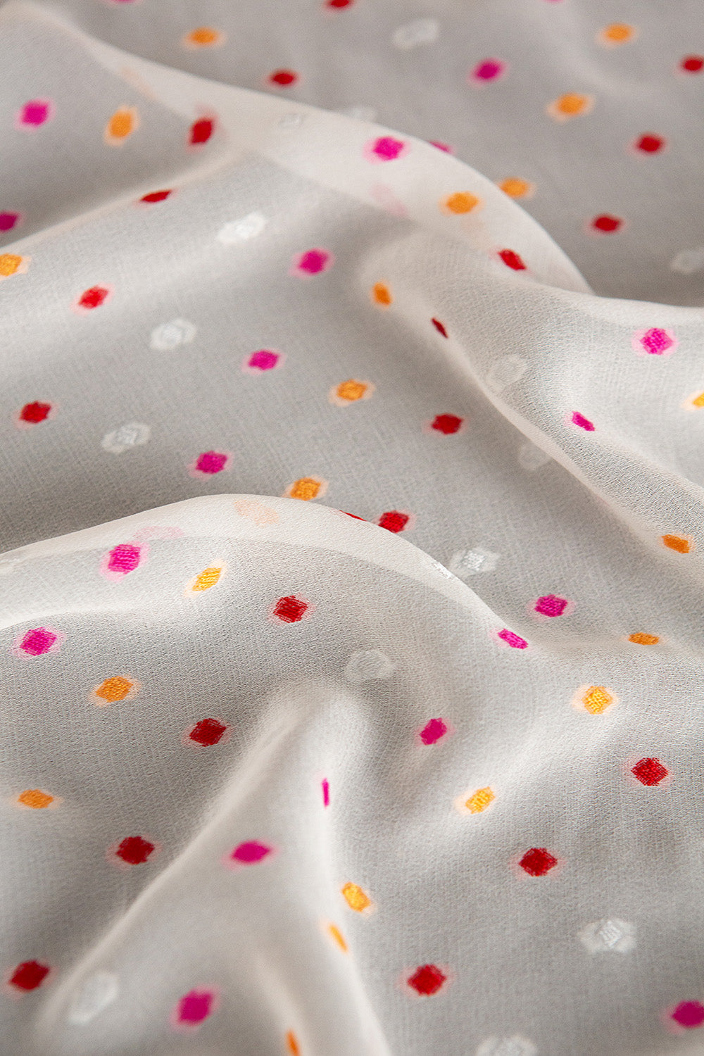 Silk Chiffon Dobby