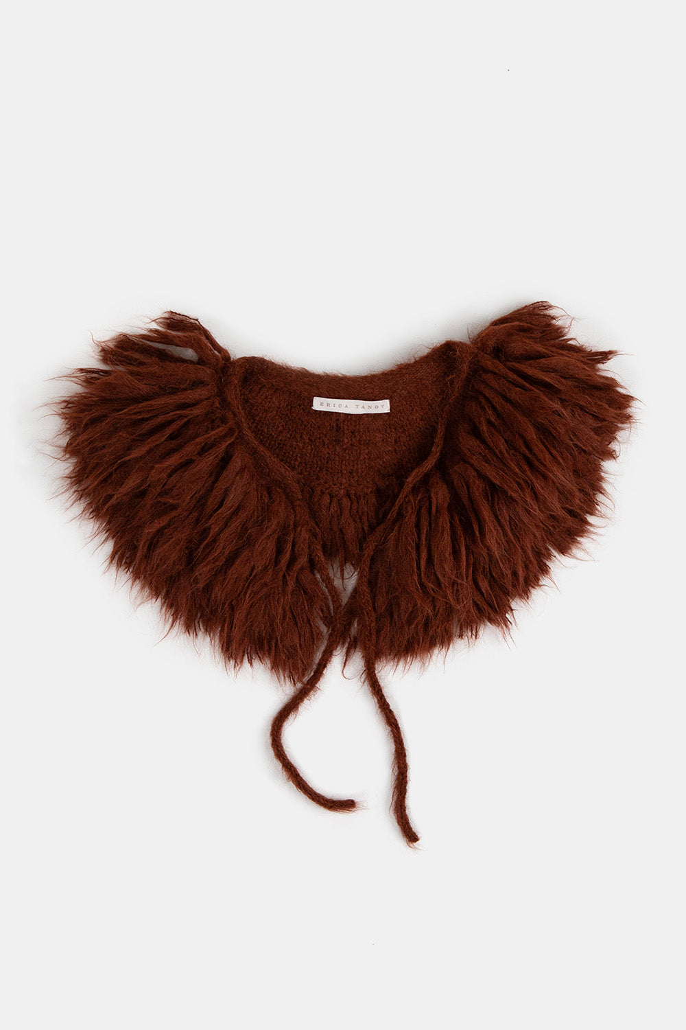 Alpaca Fringe Collar in Amaro