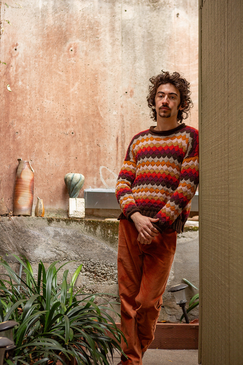 Gabrielle Alpaca Rollneck Sweater In Still Life