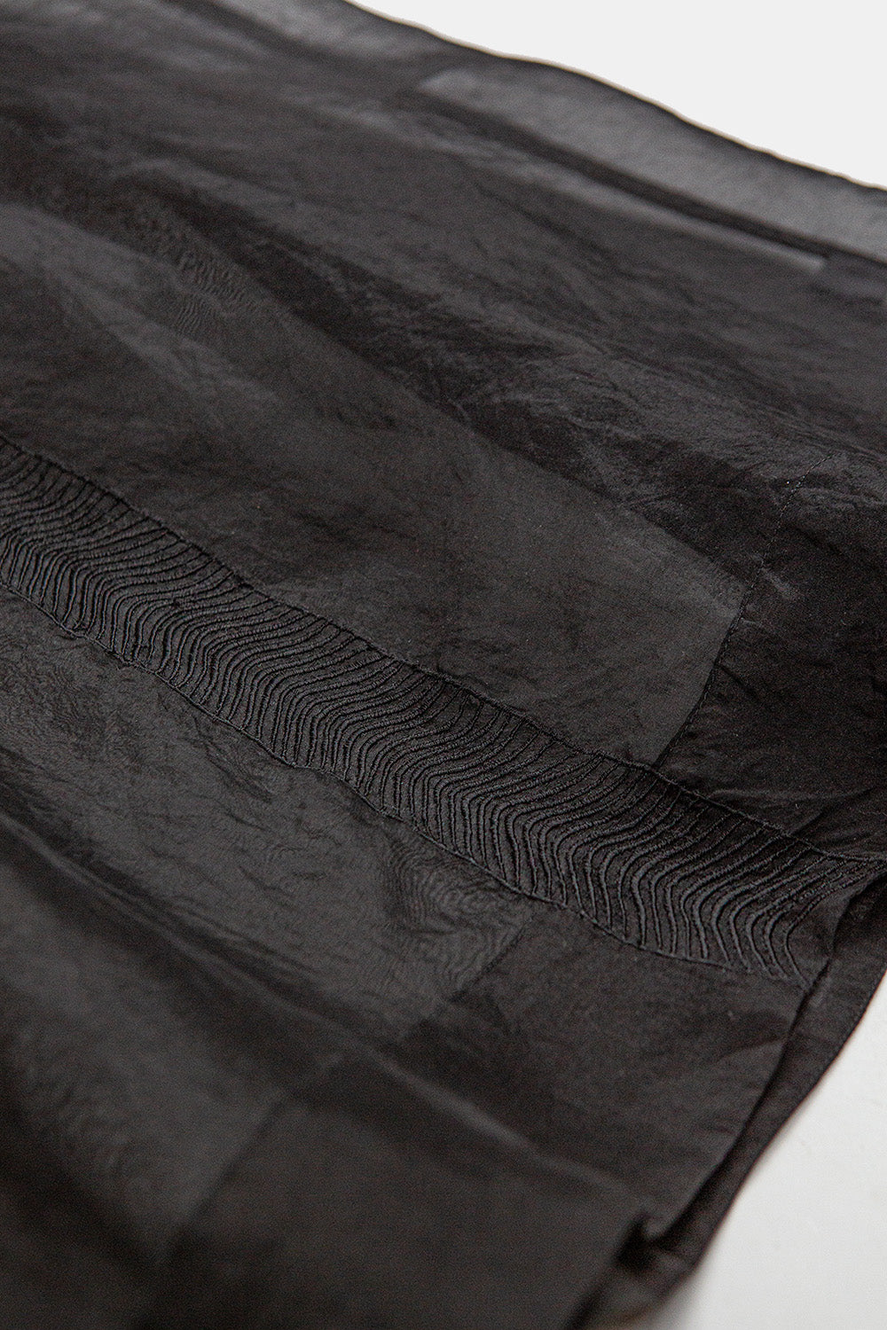 Gamine Embroidered Silk Organza Dress In Onyx