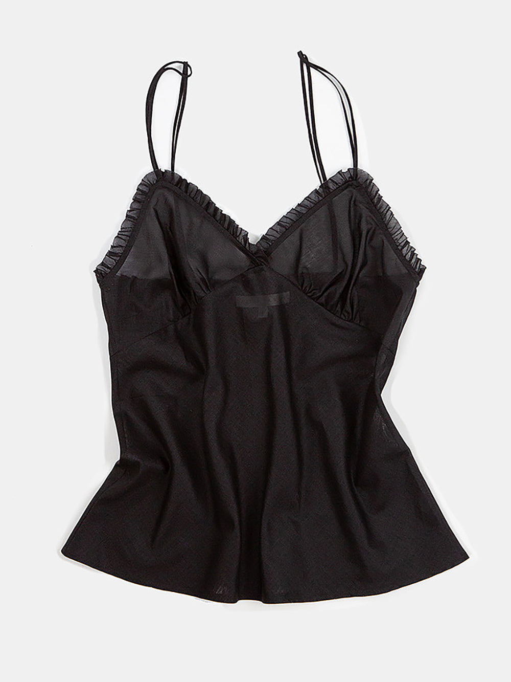 Gilda Cotton Camisole In Black