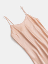 Greta Sueded Silk Charmeuse Slip Dress In Cameo