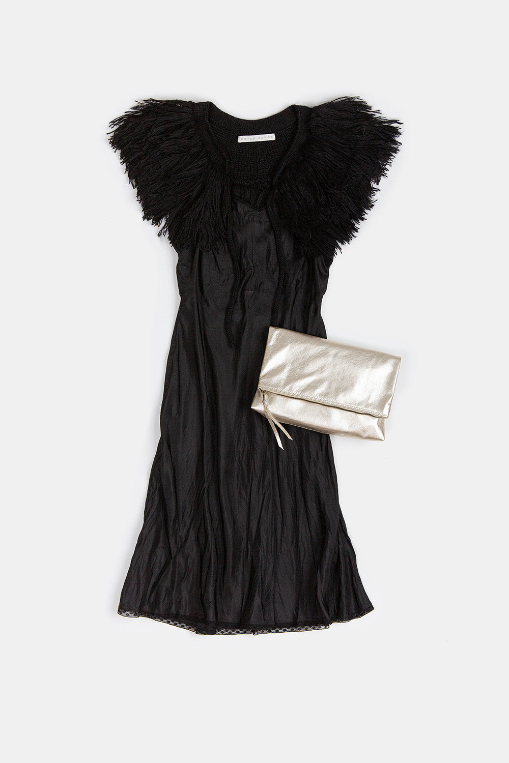 ロージーモンスター flora veil camisole ブラック新品未使用 Erica Tanov | Lola Silk Slip Dress - Black