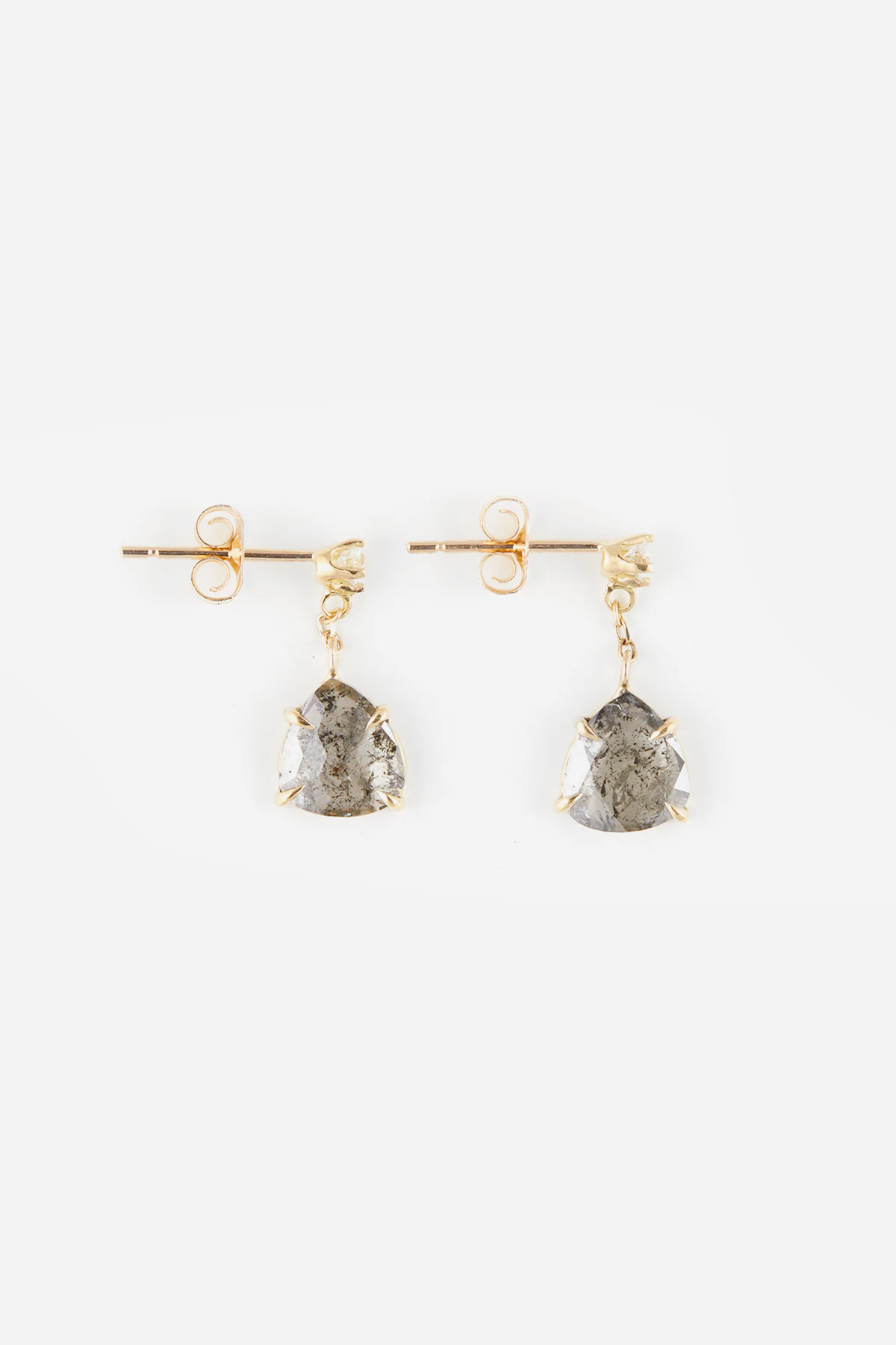Satomi Kawakita Diamond Slice Earrings