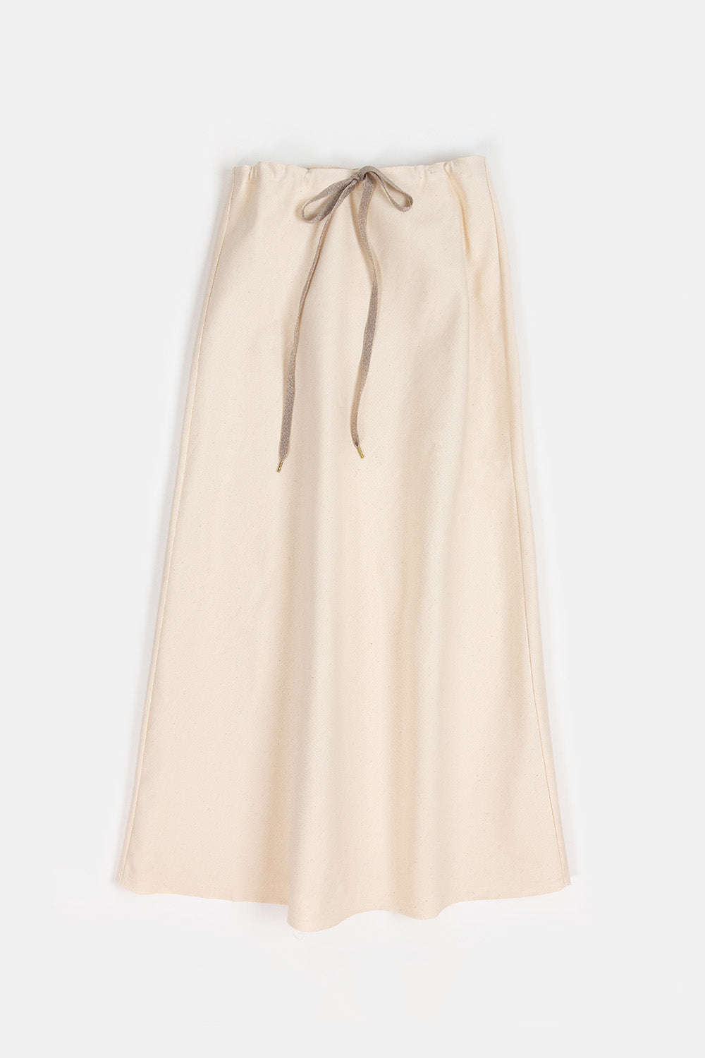 Isabelle Cotton Canvas Skirt In Natural