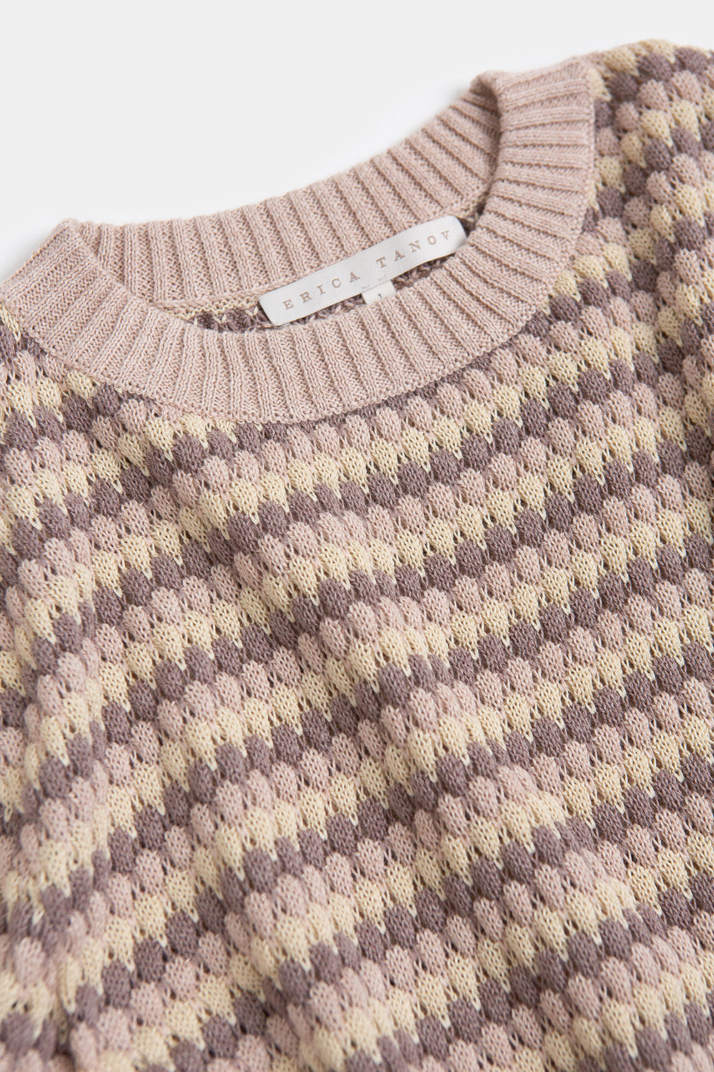 Isla Pima Cotton Sweater In Anjou Stripe