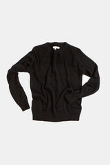 Isla Pima Cotton Sweater In Black