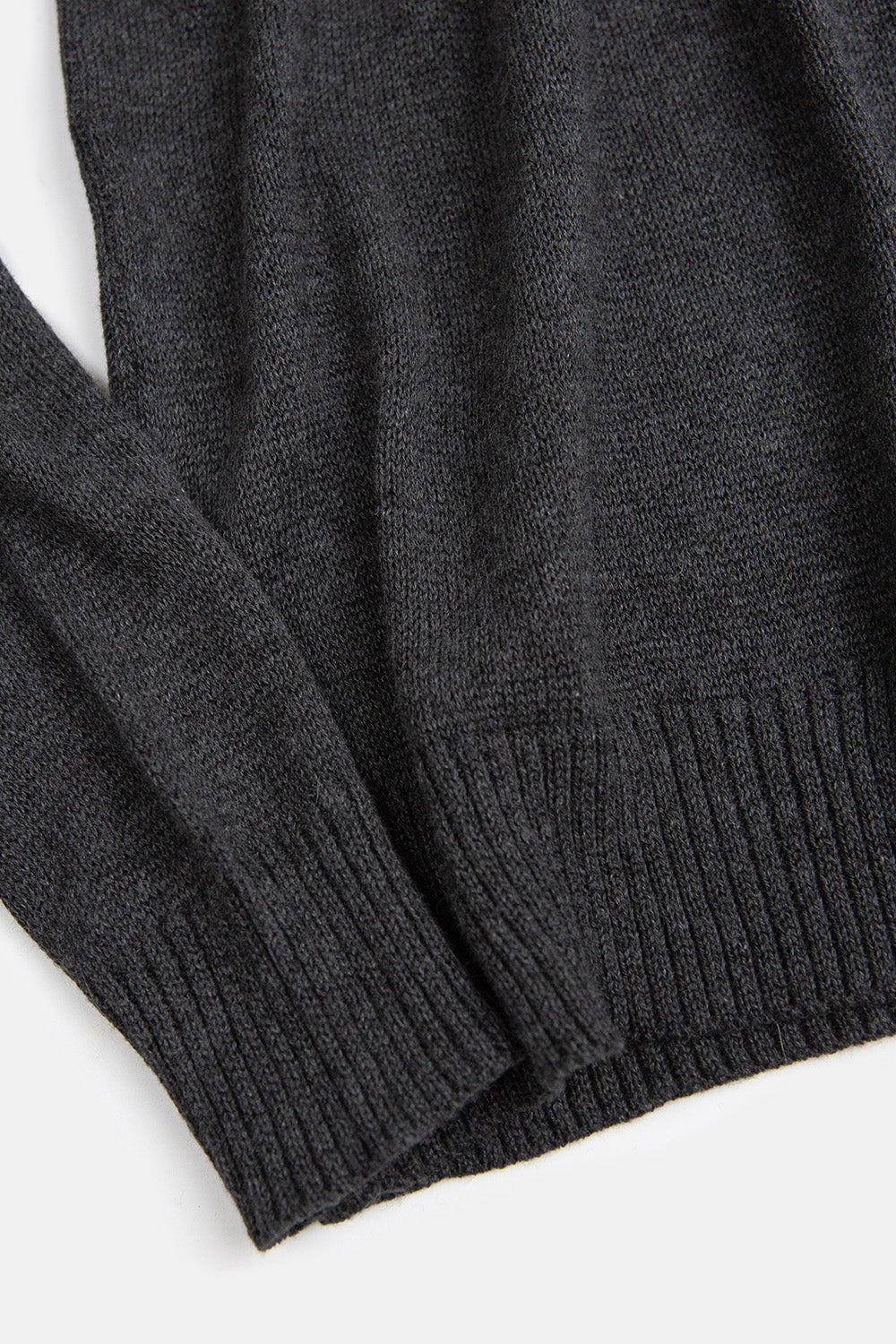 Isla Pima Cotton Sweater In Charcoal