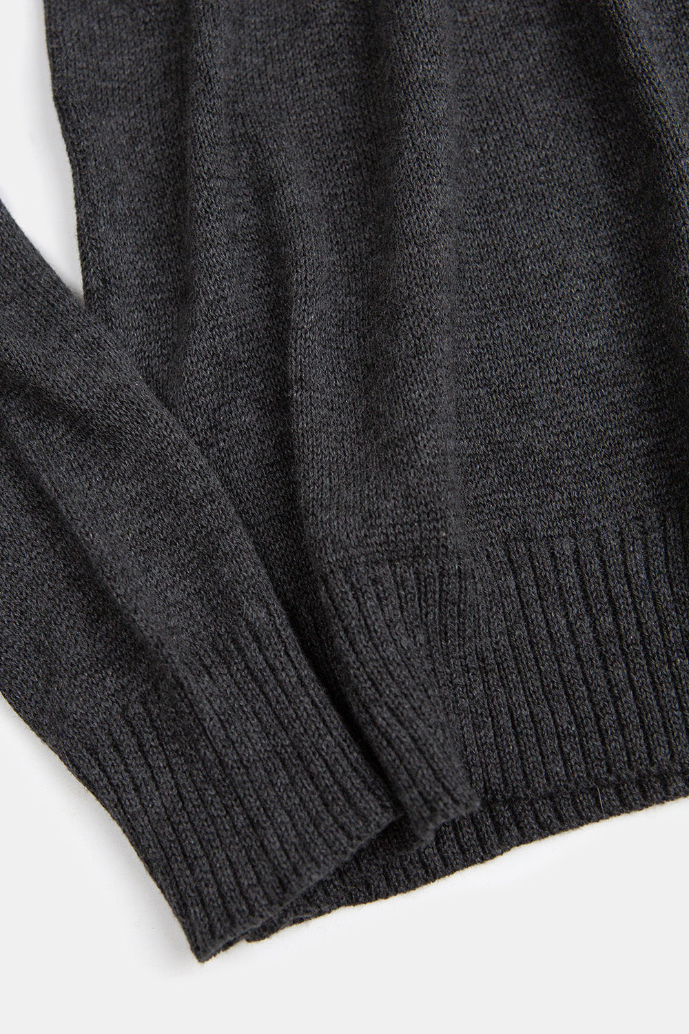 Isla Pima Cotton Sweater In Charcoal