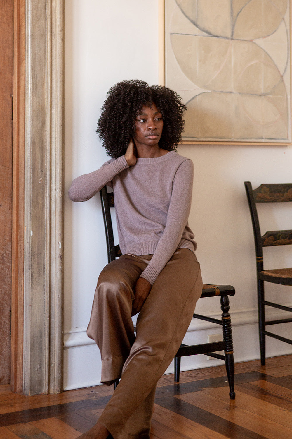 Isla Pima Cotton Sweater In Haze
