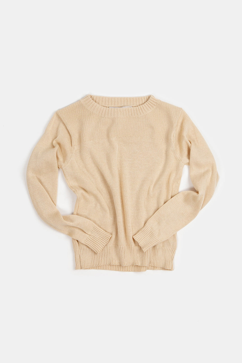 Isla Pima Cotton Sweater In Natural