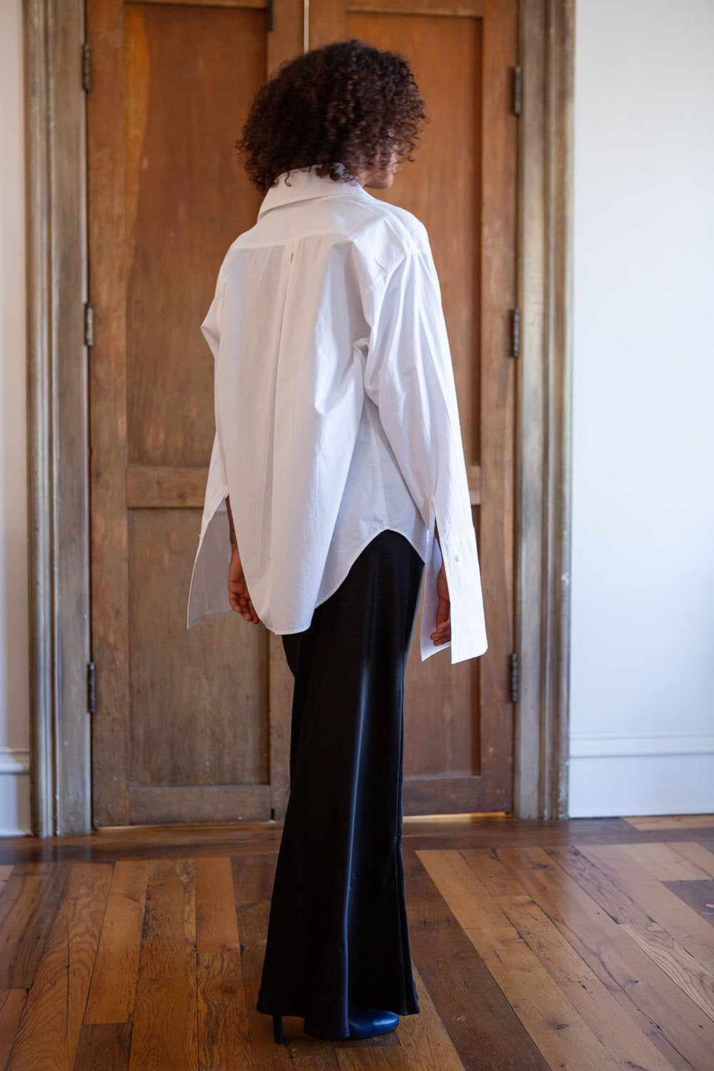 Ivor Cotton French Cuff Shirt In White 3 Ivor Cotton French Cuff Shirt In White 3