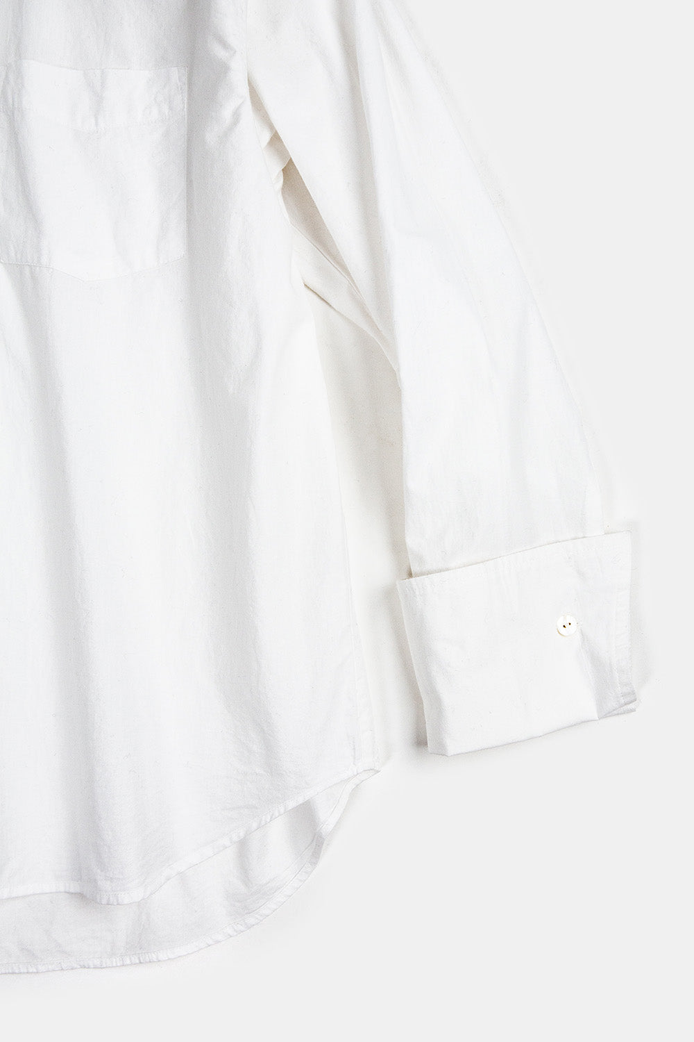 Ivor Cotton French Cuff Shirt In White