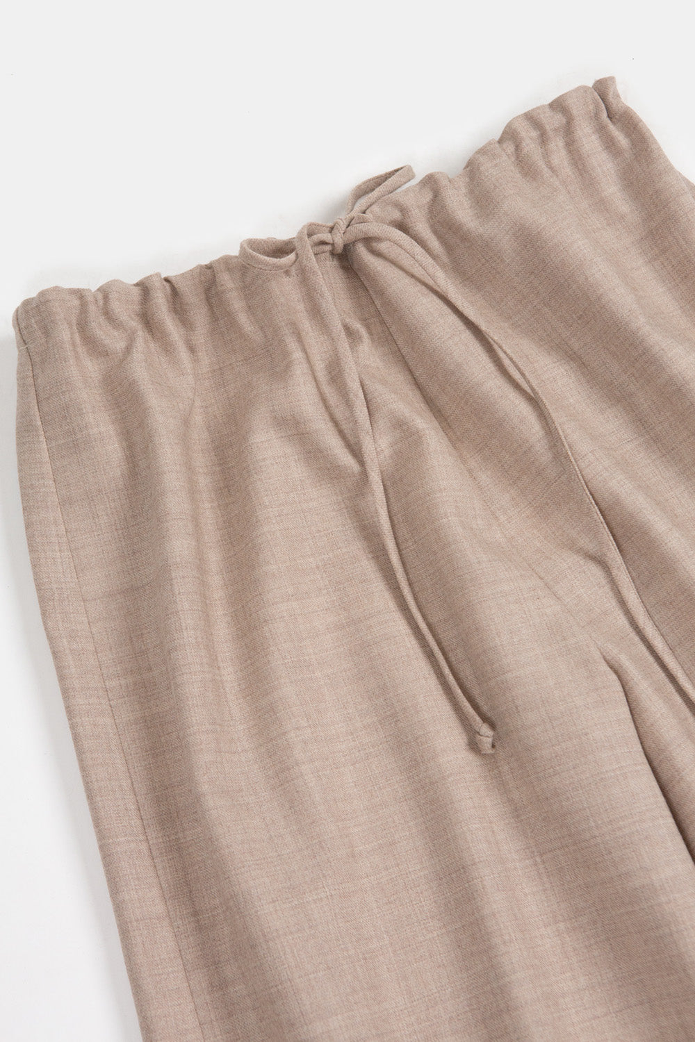 Jules Wool Pant in Limestone