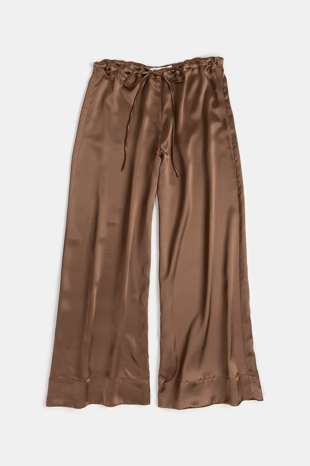 Jules Silk Charmeuse Pant in Silt